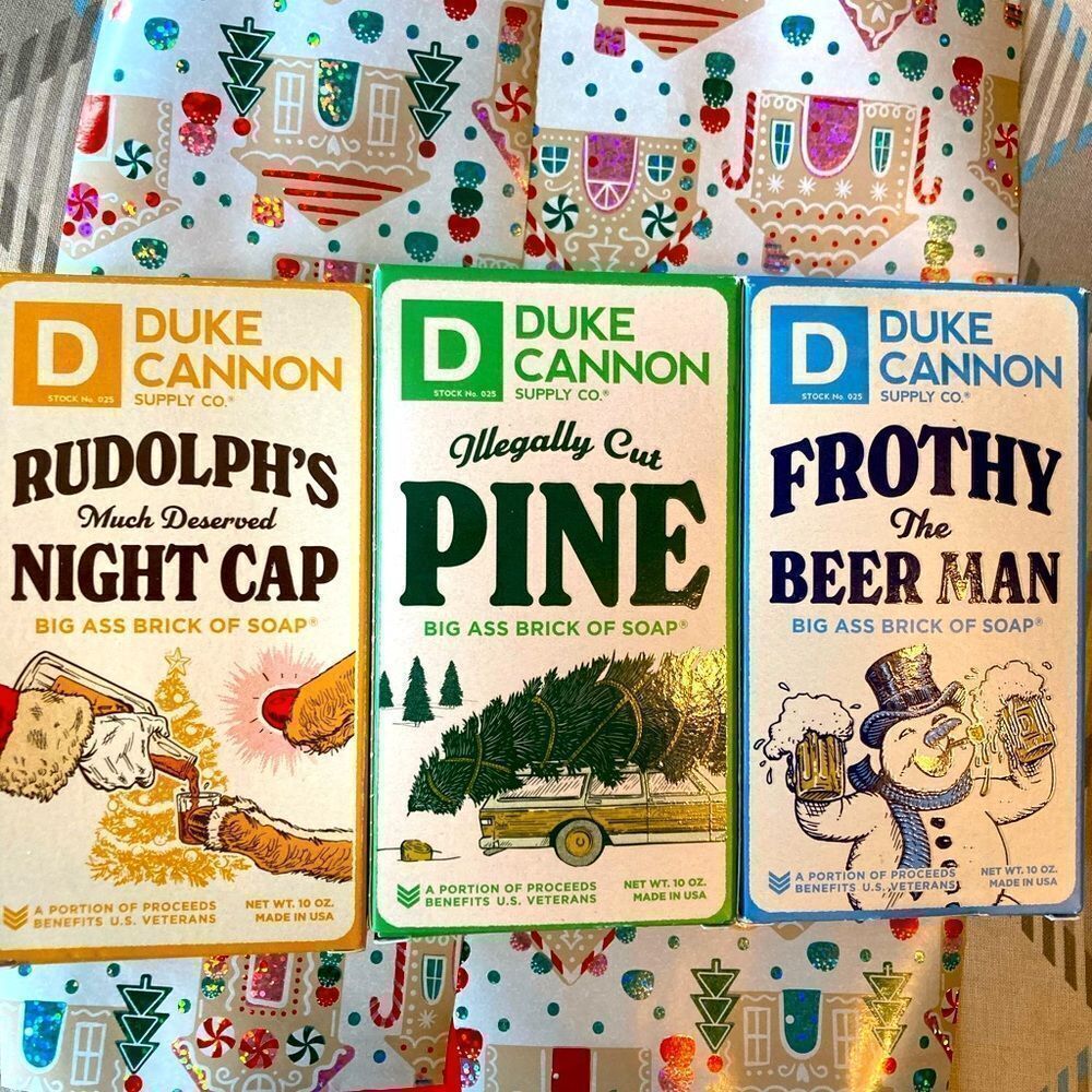 3 for $20 Duke Cannon Big Bars of Men’s Soap Beer, Pine or Rudolph Spice